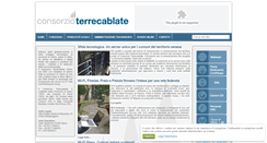 Desktop Screenshot of consorzioterrecablate.it