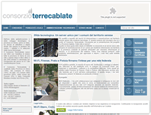 Tablet Screenshot of consorzioterrecablate.it