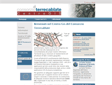 Tablet Screenshot of centrogis.consorzioterrecablate.it